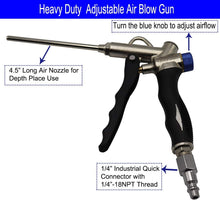 Load image into Gallery viewer, Professional Air Compressor Accessories Kit: Gauge, Hose &amp; Adjustable Blow Gun