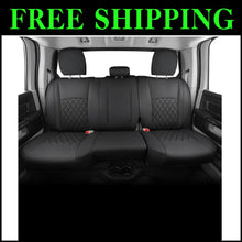 Load image into Gallery viewer, Custom Fit Faux Leather Rear Bench Seat Covers for 2011-2025 RAM Trucks