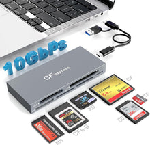 Load image into Gallery viewer, Compact 6-in-1 CFexpress Card Reader with USB 3.2 - Ideal for Photographers