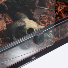 Load image into Gallery viewer, Easy-Access 50-Gallon Reptile Tank with Screen Ventilation &amp; Double Door Design