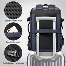 Load image into Gallery viewer, Multi-Purpose 35L Expandable Backpack with Laptop Sleeve - Ideal for Commuting
