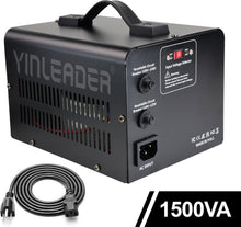 Load image into Gallery viewer, Safe 1500W Step Up &amp; Down Voltage Converter with Circuit Breaker Protection