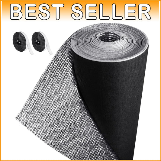 120" x 48" Blackout RV Window Shade Cover - Reflective Insulation Roll Kit