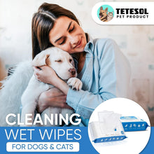 Load image into Gallery viewer, Natural Moist Dog Wipes with Vitamin E - 600 Unscented Grooming Wipes for Pets