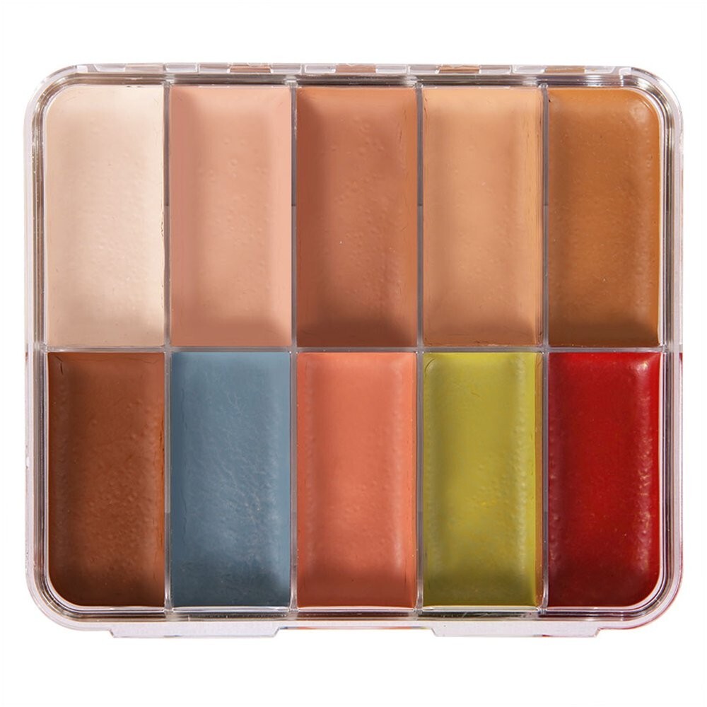 5x4 On Set Fleshtone Palette with Alcohol Activation - Lightweight for Artists