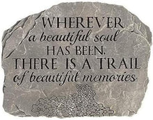 Load image into Gallery viewer, Versatile 10.5" Garden Stone - Beautiful Soul Message in Stylish Design