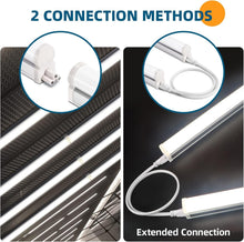 Load image into Gallery viewer, Durable T5 4FT LED Utility Light - 5000K Daylight White, 6 Pack with Accessories