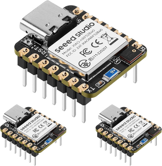 nRF52840 Development Board Pack with IMU & Microphone for Advanced IoT Projects