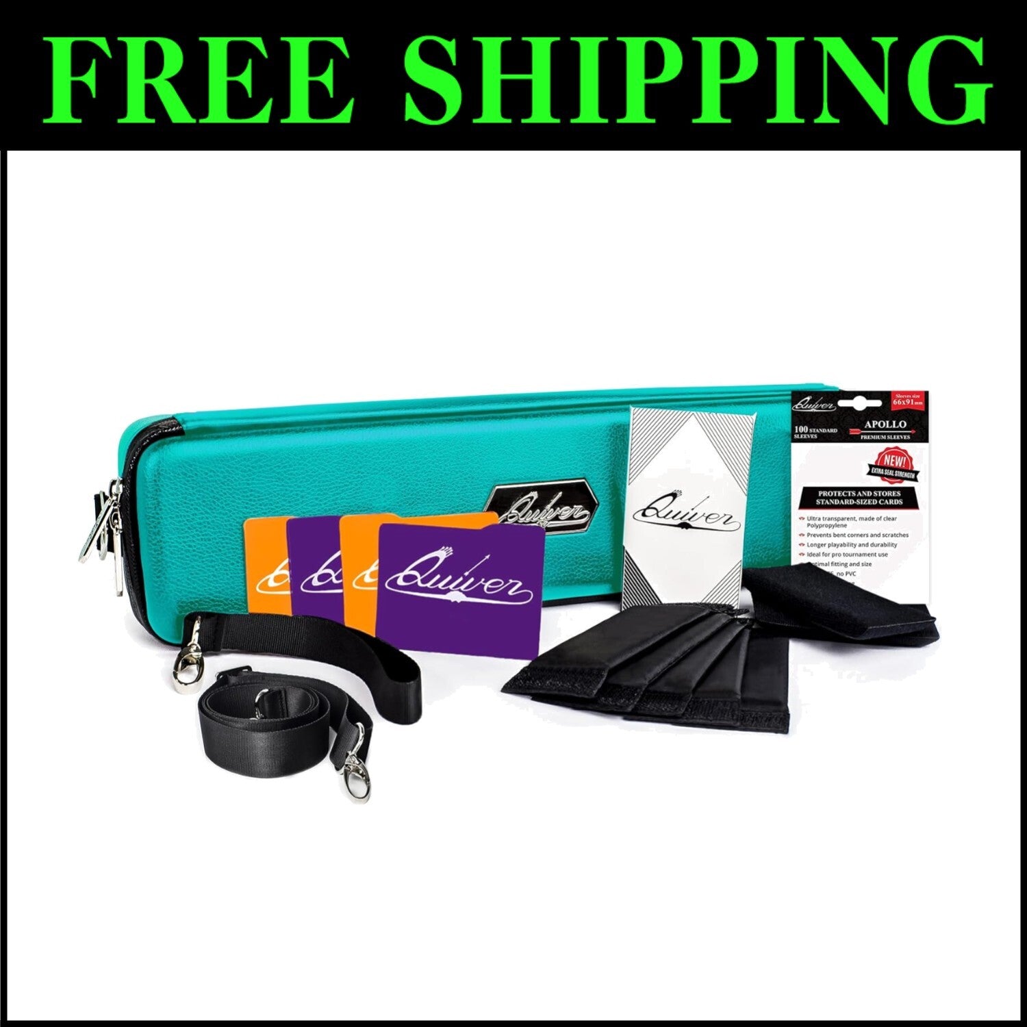 Premium Water-Resistant Card Deck Case with Zipper - Perfect for TCG Enthusiasts