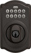 Load image into Gallery viewer, Premium Keypad Deadbolt in Aged Bronze - Easy Installation &amp; Energy Efficient