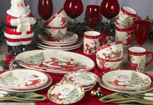 Load image into Gallery viewer, Enchanting 16-Piece Holiday Dinnerware Set by Susan Winget - Festive Table Decor