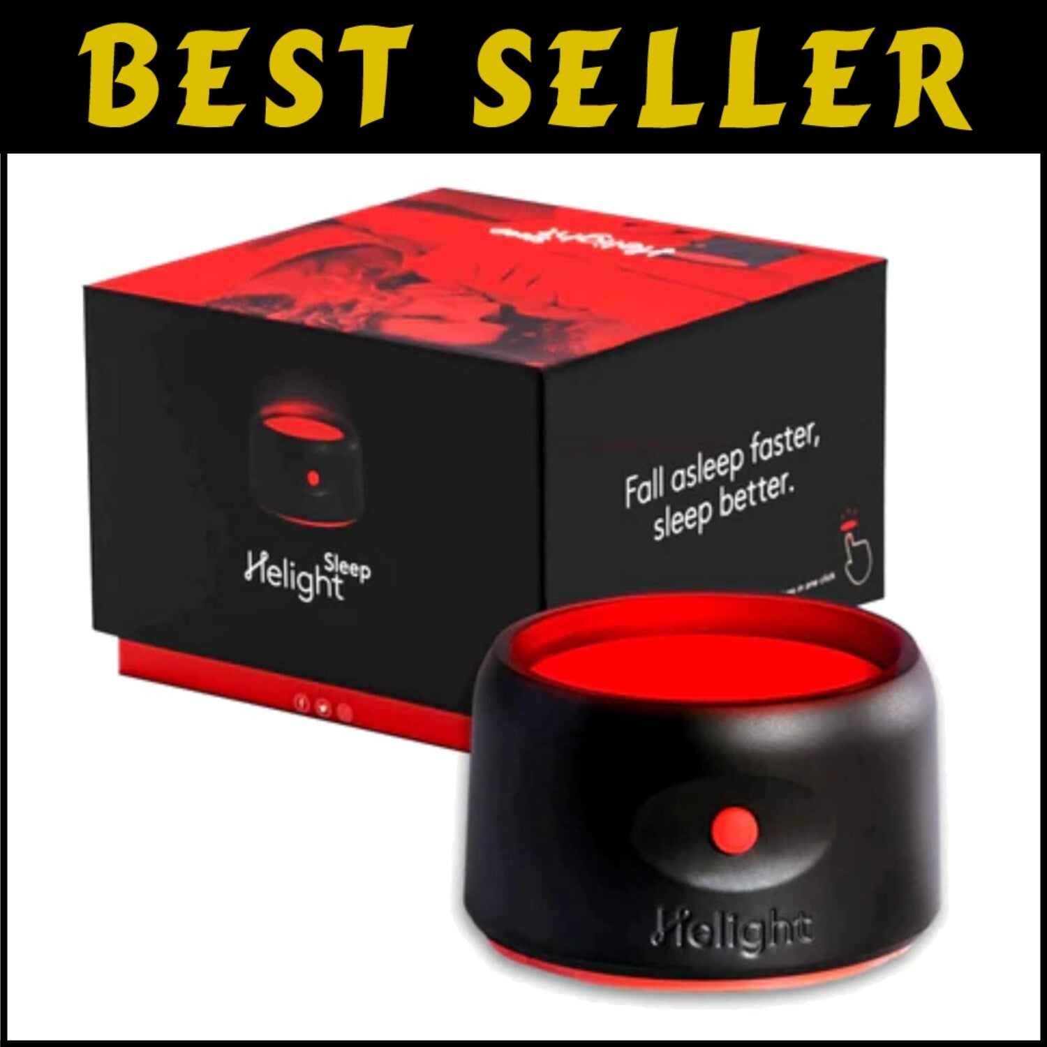 Rechargeable 630nm Red Light Sleep Aid for Kids & Adults – Travel-Friendly