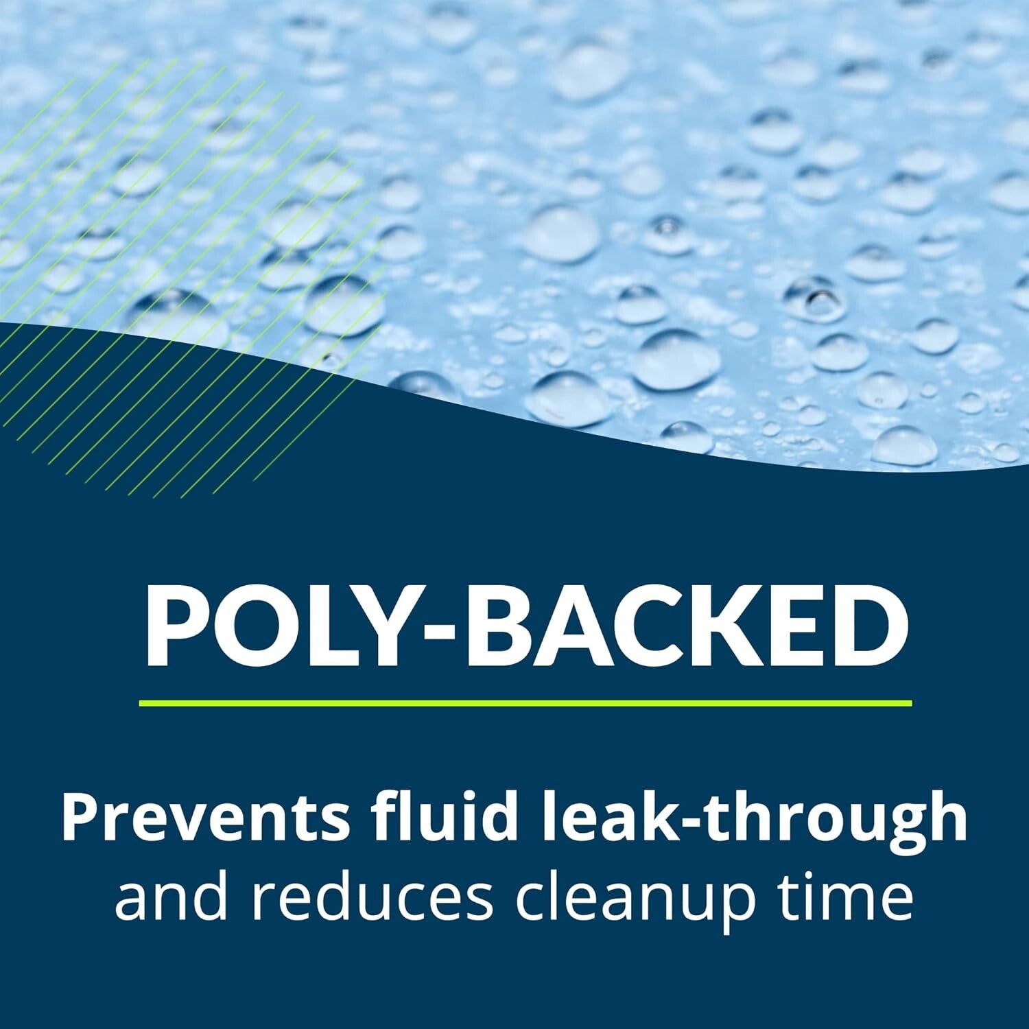 Avalon Single-Use Medical Drape - 40" x 60", Blue - Pack of 100 for Clinical Use