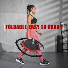 Load image into Gallery viewer, Folding Mini Fitness Trampoline with Non-Slip Handle - Ideal for Home Workouts