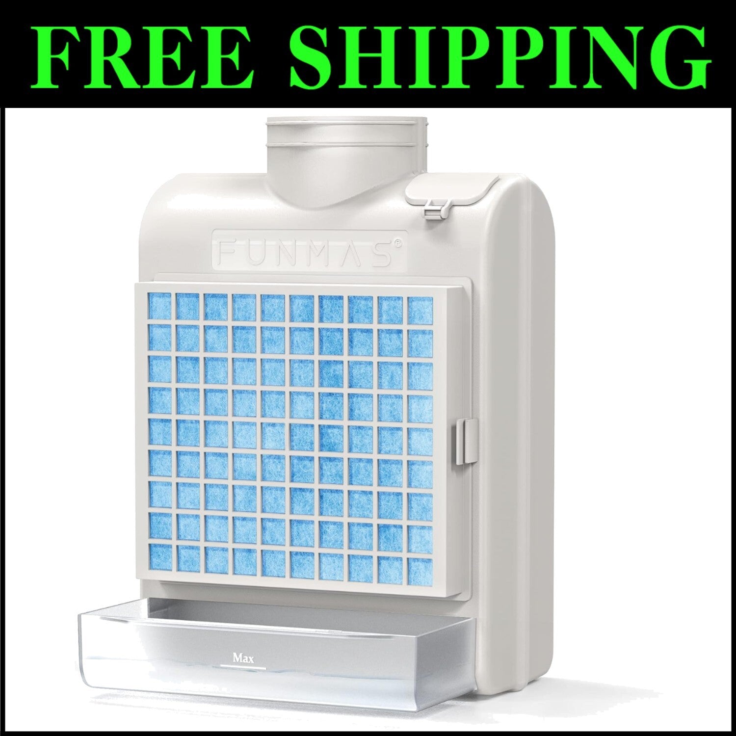 Efficient Indoor Dryer Vent with Water Drawer & Safety Flap for Clean Air