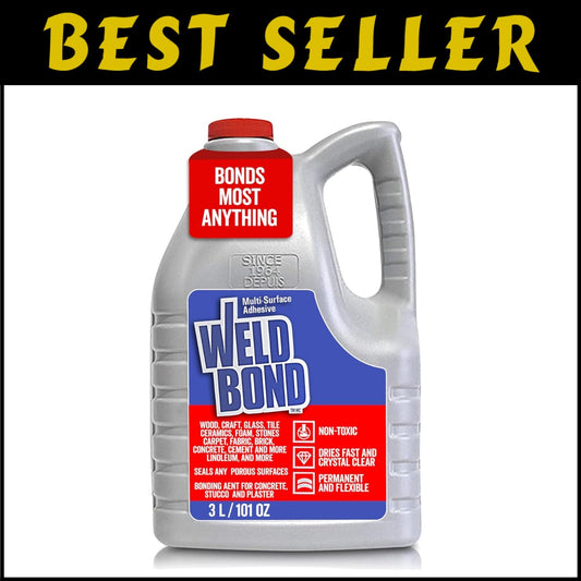 Versatile Non-Toxic Glue – Bonds Most Anything! 3L/101 oz - For All Surfaces