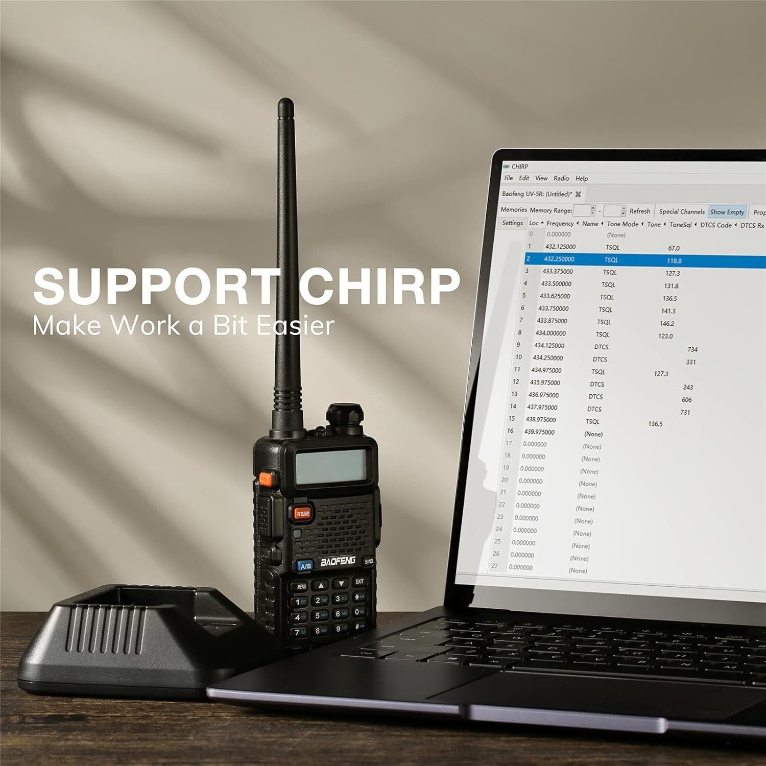 6 Pack GT-5R FCC Compliant Dual Band Ham Radio Walkie Talkies - Long Range