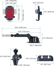Load image into Gallery viewer, Versatile 360-Degree Car Phone Mount with Strong Suction - Thick Case Friendly