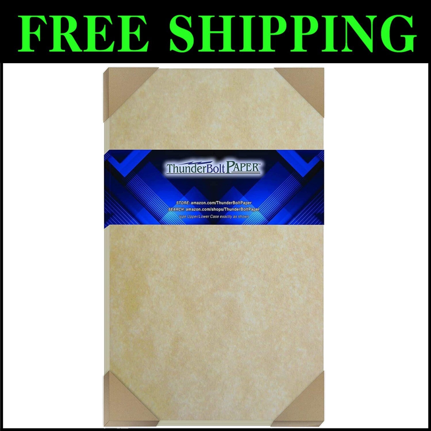 100 Sheets Legal Size, 65lb Organic Parchment Paper - Perfect for Professionals