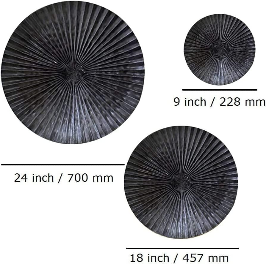 Sunburst Wall Hanging Art in Antique Zinc - Ideal Gift and Home Decoration