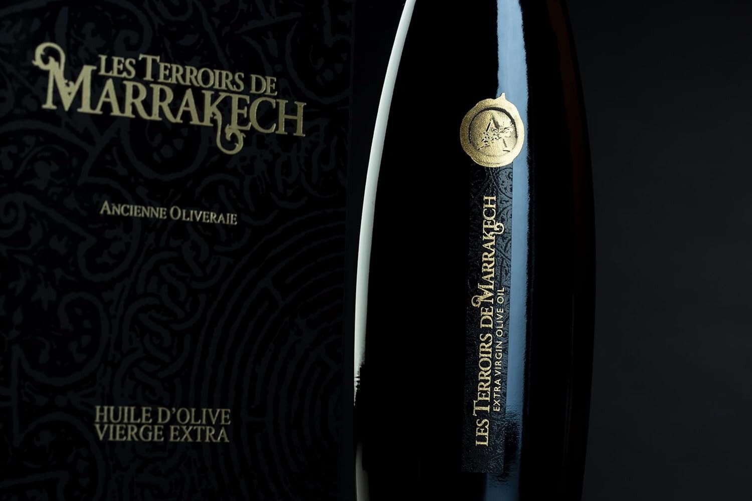 Gourmet Extra Virgin Olive Oil Gift Box - Organic Moroccan Cold-Pressed 500ml