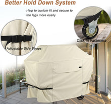 Load image into Gallery viewer, Waterproof 60-Inch BBQ Grill Cover with UV Protection &amp; Ventilation Features