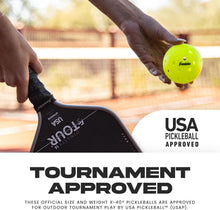 Load image into Gallery viewer, Premium Quality X-40 Pickleballs - One-Piece Construction for Lasting Play