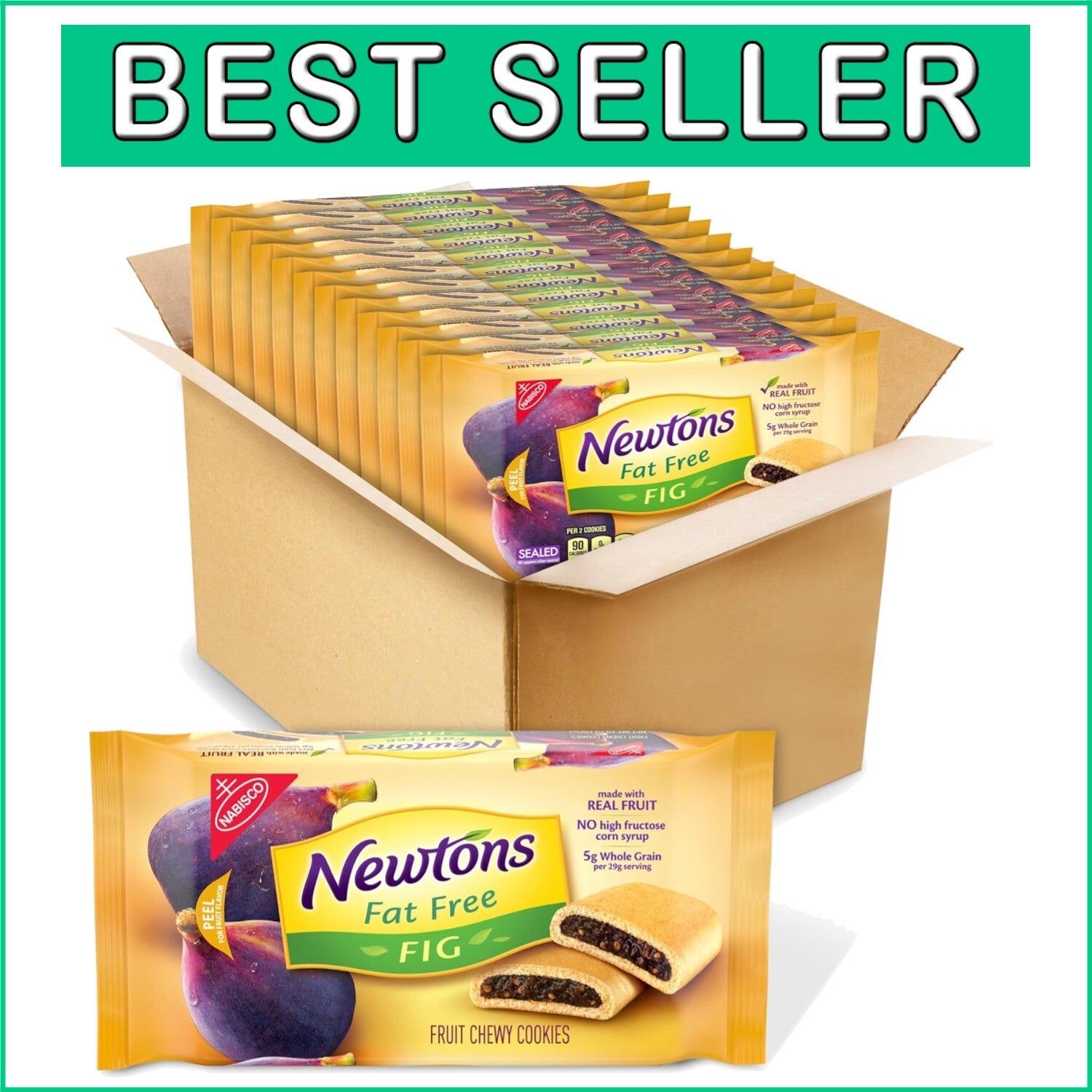 Deliciously Guilt-Free Newtons Fig Cookies - 12 Packs of Soft, Chewy Goodness
