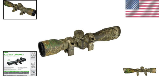 Durable and Compact 4x32 Crossbow Scope - Fog Proof & Scratch Resistant
