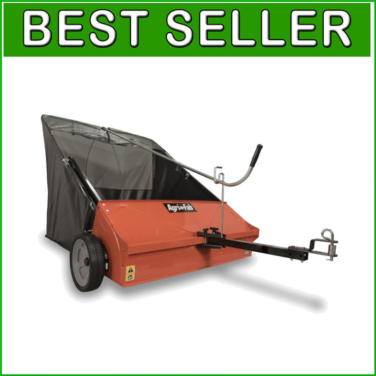Foldable 44" Lawn Sweeper - Rust-Resistant, Easy Assembly for Ultimate Lawn Care