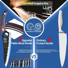Load image into Gallery viewer, Ultimate 14-Piece Forged Knife Set for Home &amp; Camping - Ergonomic and Stylish