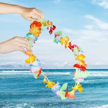 Load image into Gallery viewer, Vibrant Hawaiian Garland Necklaces - 144 Pieces for Luau and Tropical Parties