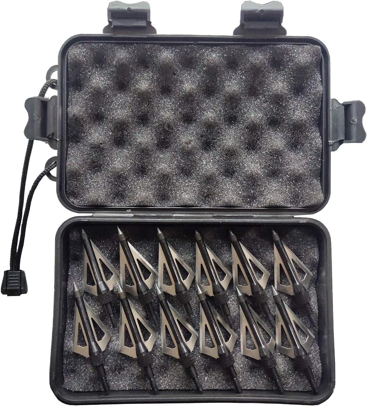 12 Carbon Crossbow Bolts & Broadheads Set - Perfect for Beginners and Practice