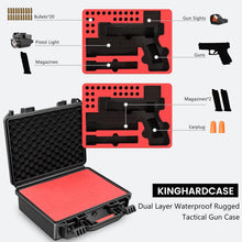 Load image into Gallery viewer, Glock Handgun Case with Lock: Waterproof, Drop-Resistant &amp; Efficient Storage