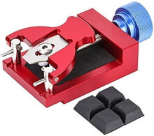 Load image into Gallery viewer, Versatile Adjustable Watch Case Holder for Easy Repairs - Silver and Red