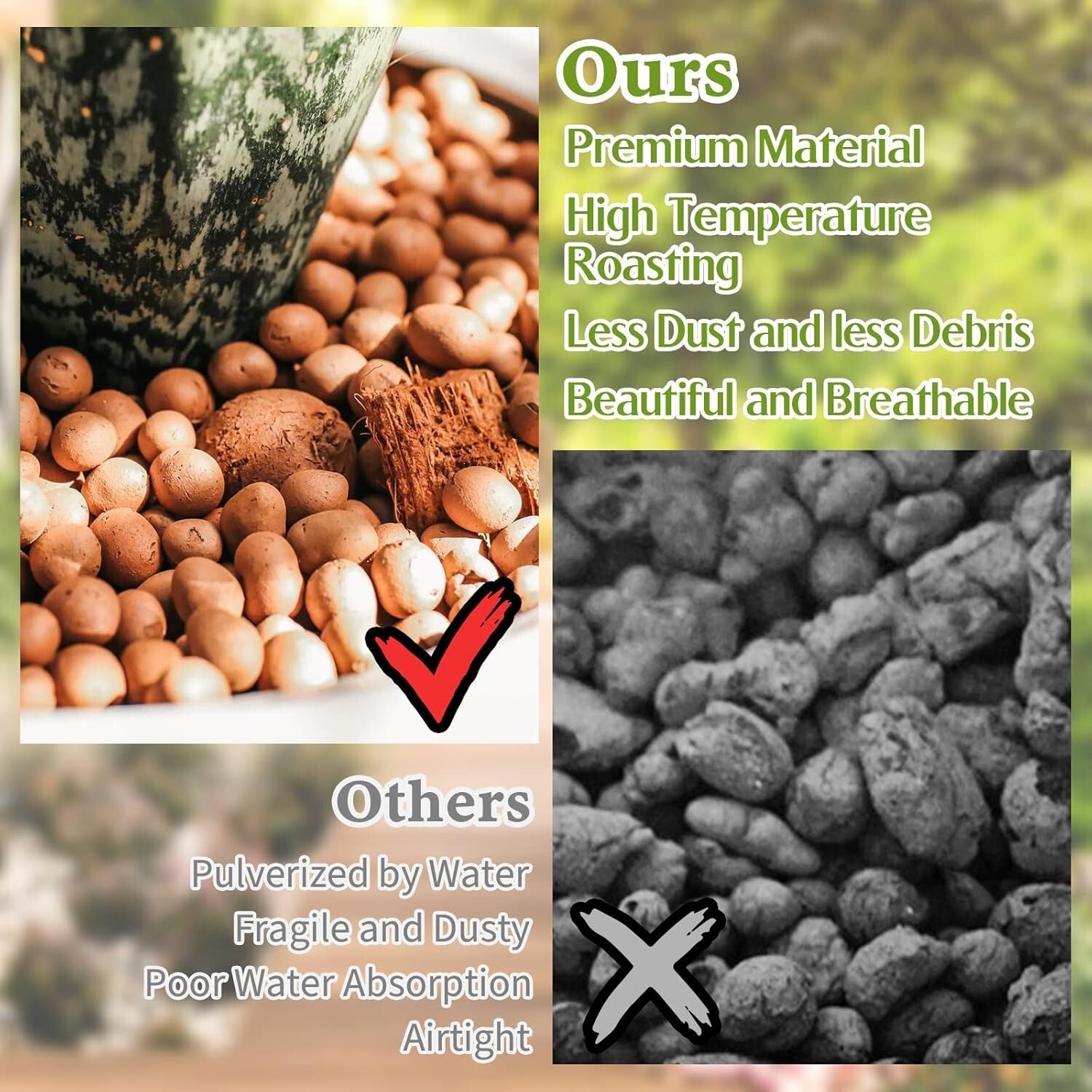 Versatile Organic Expanded Clay Aggregate for Enhanced Plant Growth & Fertility