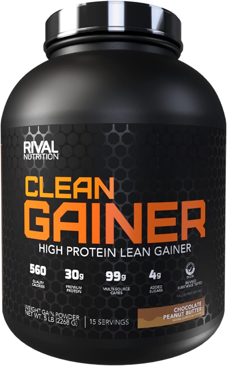 5lbs Gluten-Free Chocolate Peanut Butter Protein for Lean Muscle & Weight Gain