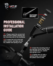 Load image into Gallery viewer, Universal 8MM/10MM Motorcycle Mirrors for Enhanced Visibility - Adjustable 360°