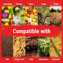 Load image into Gallery viewer, Cronk Nutrients 3-Part Plant Food Kit: Hydroponics &amp; Bloom Booster, 4L Liquid