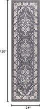 Load image into Gallery viewer, Traditional 2' x 10' Low Pile Indoor Runner Rug - Stylish &amp; Stain Resistant