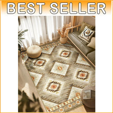 Load image into Gallery viewer, Stylish 5x7 Low Pile Area Rug - Machine Washable for Living Room &amp; Bedroom