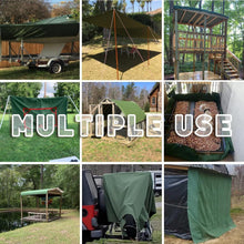 Load image into Gallery viewer, Heavy Duty 12'x20' Tarp with Reinforced Corners - Ideal for Camping and Canopy