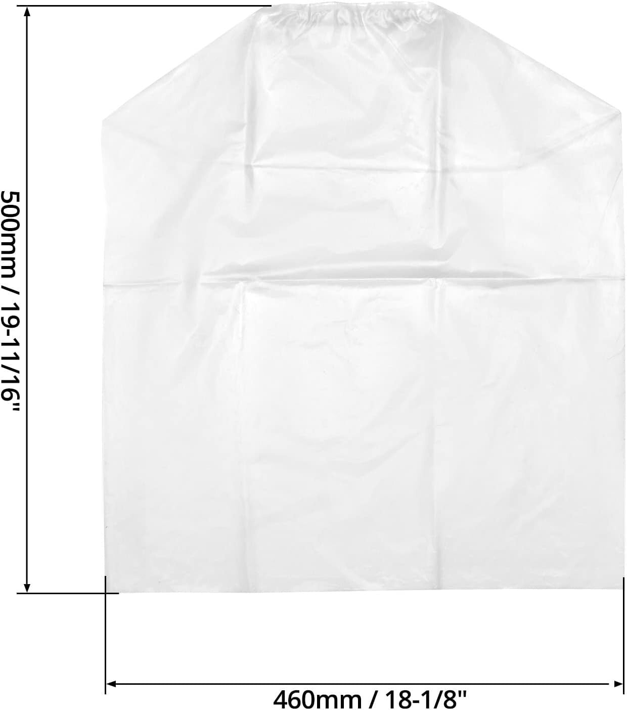 BPA Free Heavy Duty 55 Gallon Clear Drum Liners - 10 Count Kitchen Essential