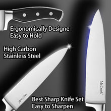 Load image into Gallery viewer, Professional-Grade German Stainless Steel Knife Set - Ergonomic &amp; Rust-Resistant