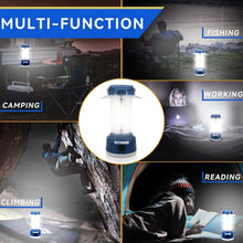 Load image into Gallery viewer, Portable 2000 Lumen Rechargeable Lantern with Waterproof &amp; Emergency Features