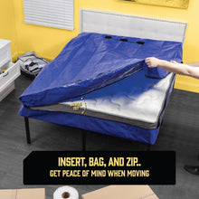 Load image into Gallery viewer, King Size Mattress Protector Bag - Heavy Duty Moving Cover with 8 Sturdy Handles