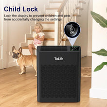 Load image into Gallery viewer, HEPA Air Purifier with Air Quality Monitor for Large Spaces - Auto Mode Included