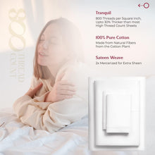 Load image into Gallery viewer, Soft &amp; Luxurious 800 TC Egyptian Cotton King Fitted Sheet - 16 in Deep Pockets