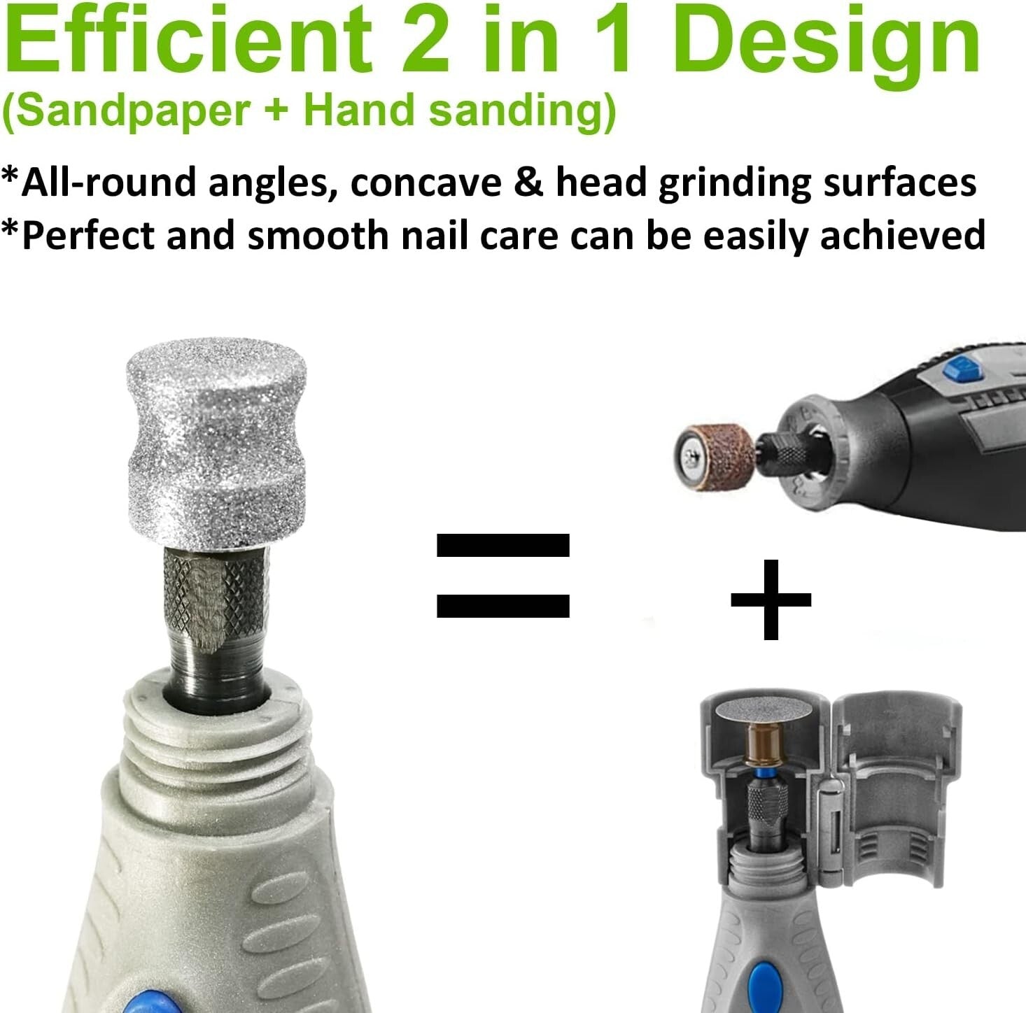 1/8'' Dog Nail Grinder Bit - Professional Diamond Attachment for Pets