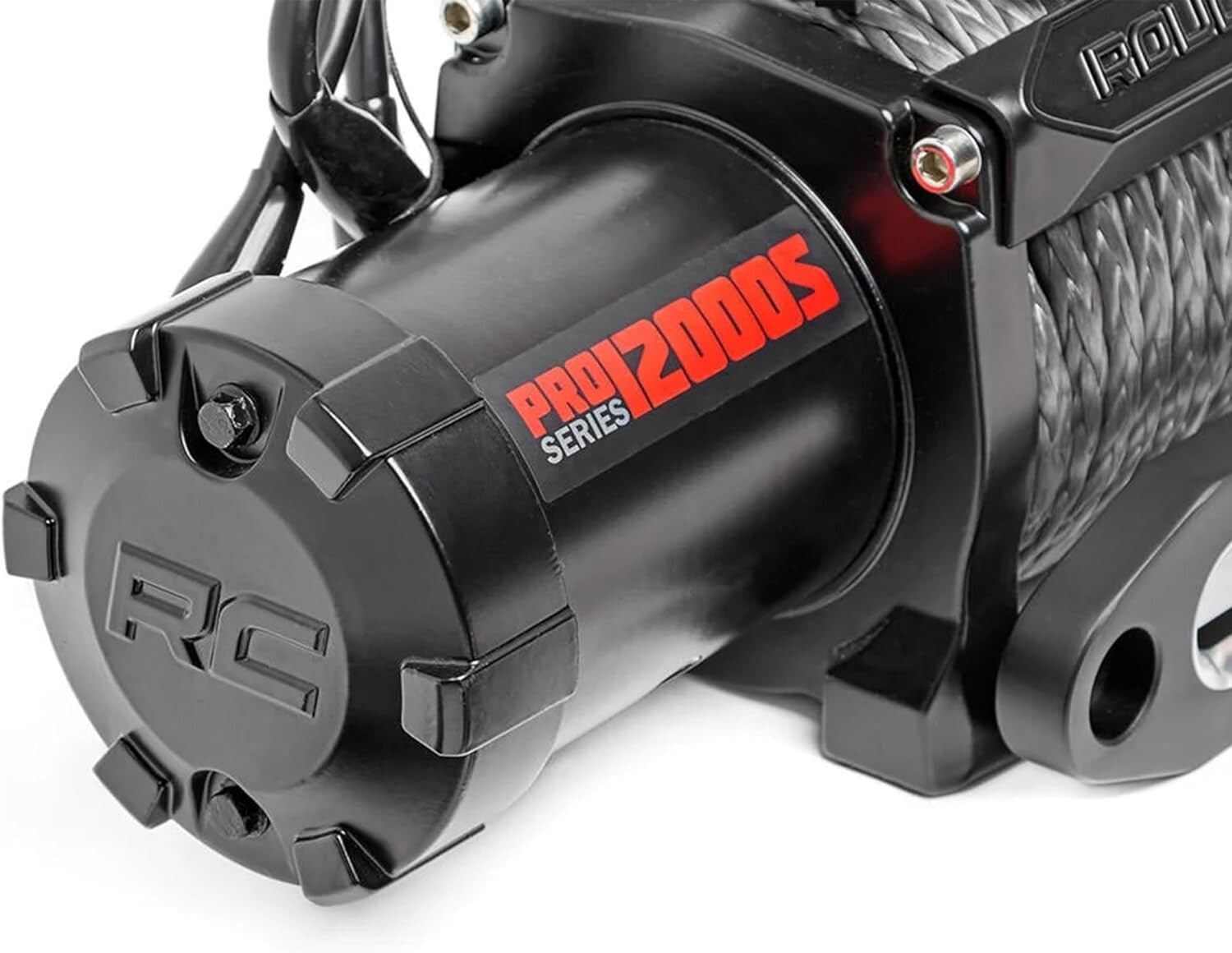 12V Electric Winch with 12,000 LB Capacity & Wireless Control for Off-Road Use